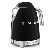 SMEG Fierbător electric SMEG KLF04BLEU, negru, design retro, temperatură reglabilă