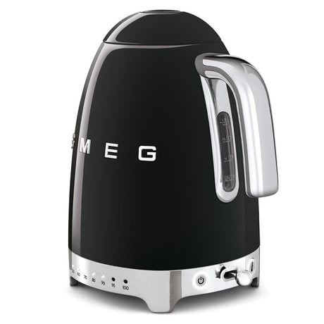 SMEG Fierbător electric SMEG KLF04BLEU, negru, design retro, temperatură reglabilă