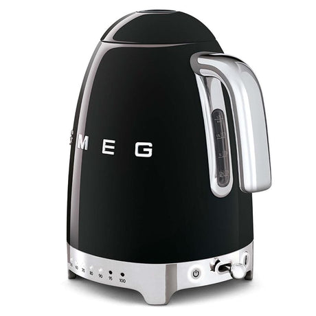SMEG Fierbător electric SMEG KLF04BLEU, negru, design retro, temperatură reglabilă