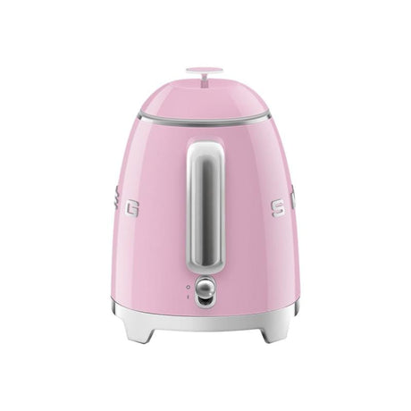 SMEG Fierbător electric SMEG KLF05PKEU Mini 0,8 L, Roz, Design Retro, Compact pentru Bucătărie și Birou