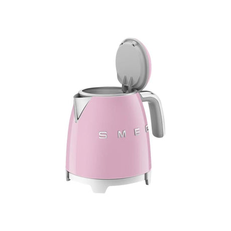 SMEG Fierbător electric SMEG KLF05PKEU Mini 0,8 L, Roz, Design Retro, Compact pentru Bucătărie și Birou