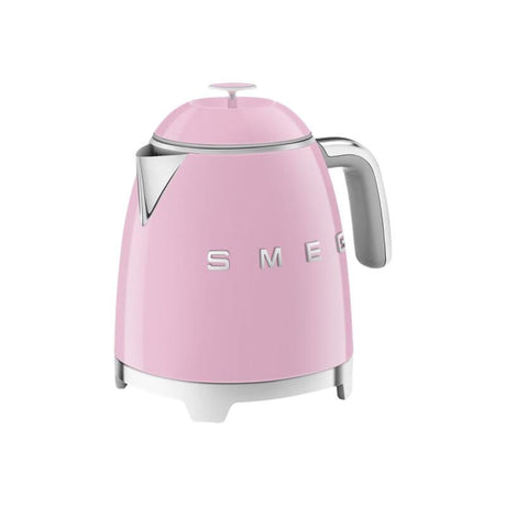 SMEG Fierbător electric SMEG KLF05PKEU Mini 0,8 L, Roz, Design Retro, Compact pentru Bucătărie și Birou