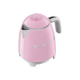 SMEG Fierbător electric SMEG KLF05PKEU Mini 0,8 L, Roz, Design Retro, Compact pentru Bucătărie și Birou