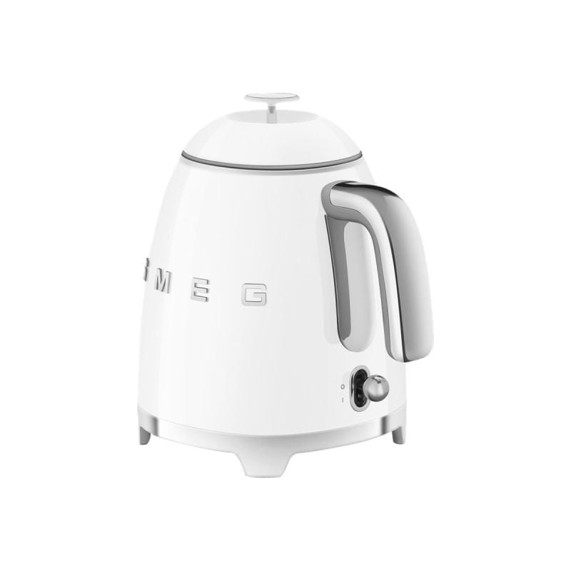 SMEG Fierbător electric SMEG KLF05WHEU Mini 0,8 L, alb, design retro, compact pentru ceai și cafea