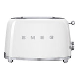 SMEG Prăjitor de pâine SMEG TSF01WHEU, 2 felii, funcții decongelare/reîncălzire, alb, design retro