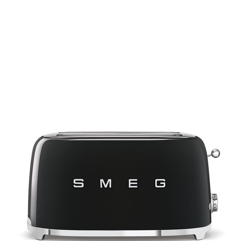 SMEG Prăjitor de pâine SMEG TSF02BLEU, 2 felii, funcții reîncălzire și decongelare, negru, design retro