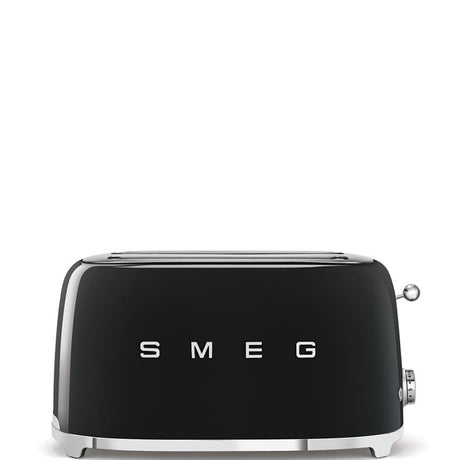 SMEG Prăjitor de pâine SMEG TSF02BLEU, 2 felii, funcții reîncălzire și decongelare, negru, design retro