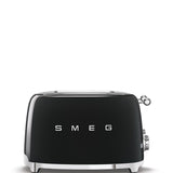 SMEG Prăjitor de pâine SMEG TSF03BLEU, 4 felii, 2 panouri de control, funcții decongelare/reîncălzire/bagel, negru
