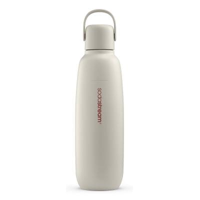 SodaStream Sticlă SodaStream Fizz & Go COOL 0,9 L, culoare Sand, reutilizabilă pentru băuturi carbogazoase