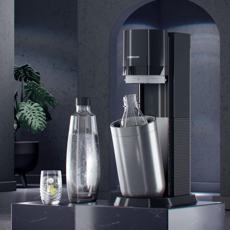 SodaStream Aparat de sifon SodaStream DUO negru, set cu 1 sticlă din sticlă și 1 sticlă PET