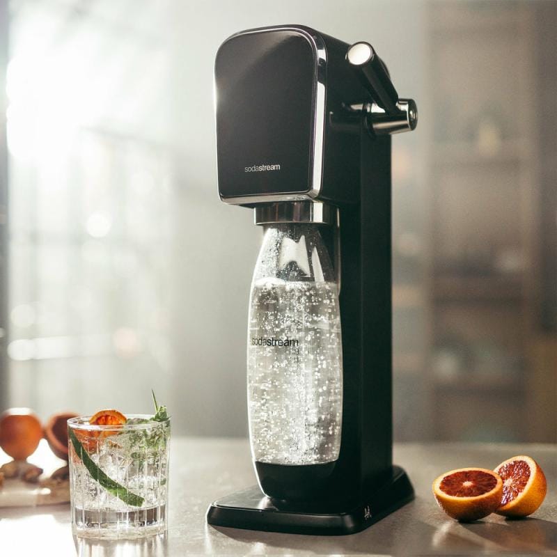 SodaStream SodaStream Soda Maker Terra black Schwarz QC with CO2 & 1L PET bottle (1012811411)