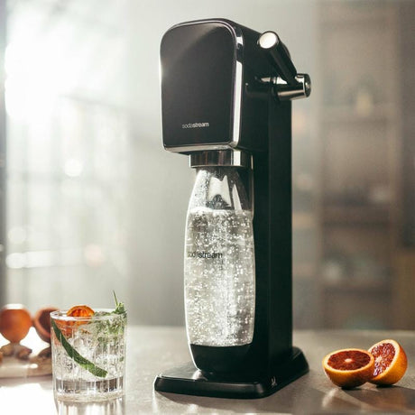 SodaStream SodaStream Soda Maker Terra black Schwarz QC with CO2 & 1L PET bottle (1012811411)