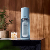 SodaStream Aparat de sifon SodaStream Terra albastru deschis, Quick Connect, cu butelie CO2 și sticlă PET 1 L