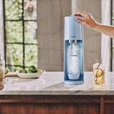 SodaStream Aparat de sifon SodaStream Terra albastru deschis, Quick Connect, cu butelie CO2 și sticlă PET 1 L