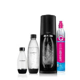 SodaStream Aparat de carbonatat apă SodaStream Terra Megapack QC, negru, cu 3 sticle reutilizabile
