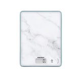 Leifheit Cântar de bucătărie Soehnle Compact 300 Marble, alb, capacitate 5 kg (61516)
