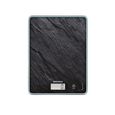 Leifheit Cântar digital de baie Soehnle Page Compact 300, sticlă securizată, Slate Black, pornire/oprire automată (61515)