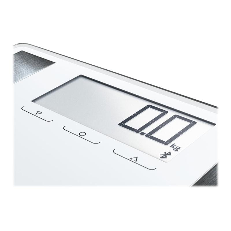 Leifheit Cântar digital Soehnle Shape Sense Connect 100, 180 kg, alb, platformă din sticlă, conectare aplicație Soehnle Connect