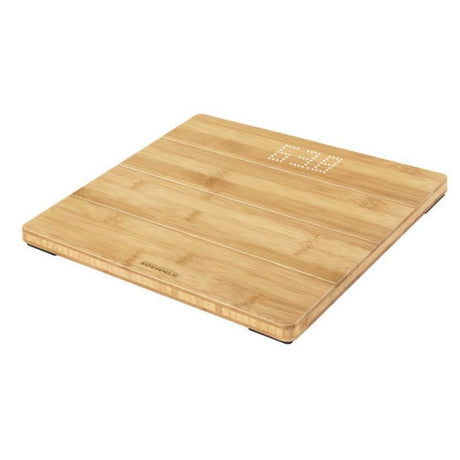 Leifheit Cântar de baie Soehnle Style Sense Bamboo Magic 63880, 180 kg, display Magic, maro aspect bambus
