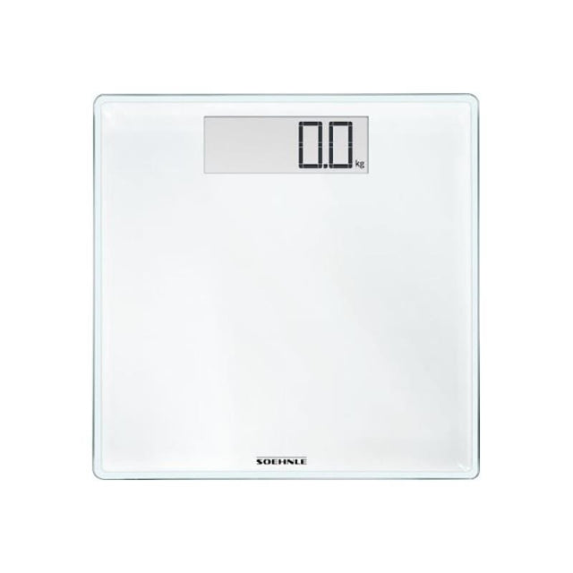 Leifheit Cântar digital de baie Soehnle Style Sense Comfort 100, alb, afișaj clar, platformă stabilă (63853)
