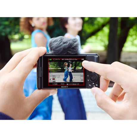 Sony Cameră compactă pentru vlogging Sony ZV-1F, neagră (ZV1FBDI EU)