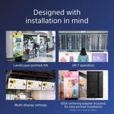 Sony Display profesional digital signage Sony BRAVIA FW-65BZ40L 65” pentru business, administrare ușoară și fiabilitate ridicată