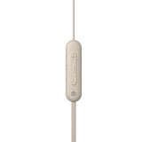 Sony Căști Bluetooth In-Ear Sony WI-C100 Bej (WIC100C CE7) cu bandă pentru gât