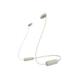 Sony Căști Bluetooth In-Ear Sony WI-C100 Bej (WIC100C CE7) cu bandă pentru gât