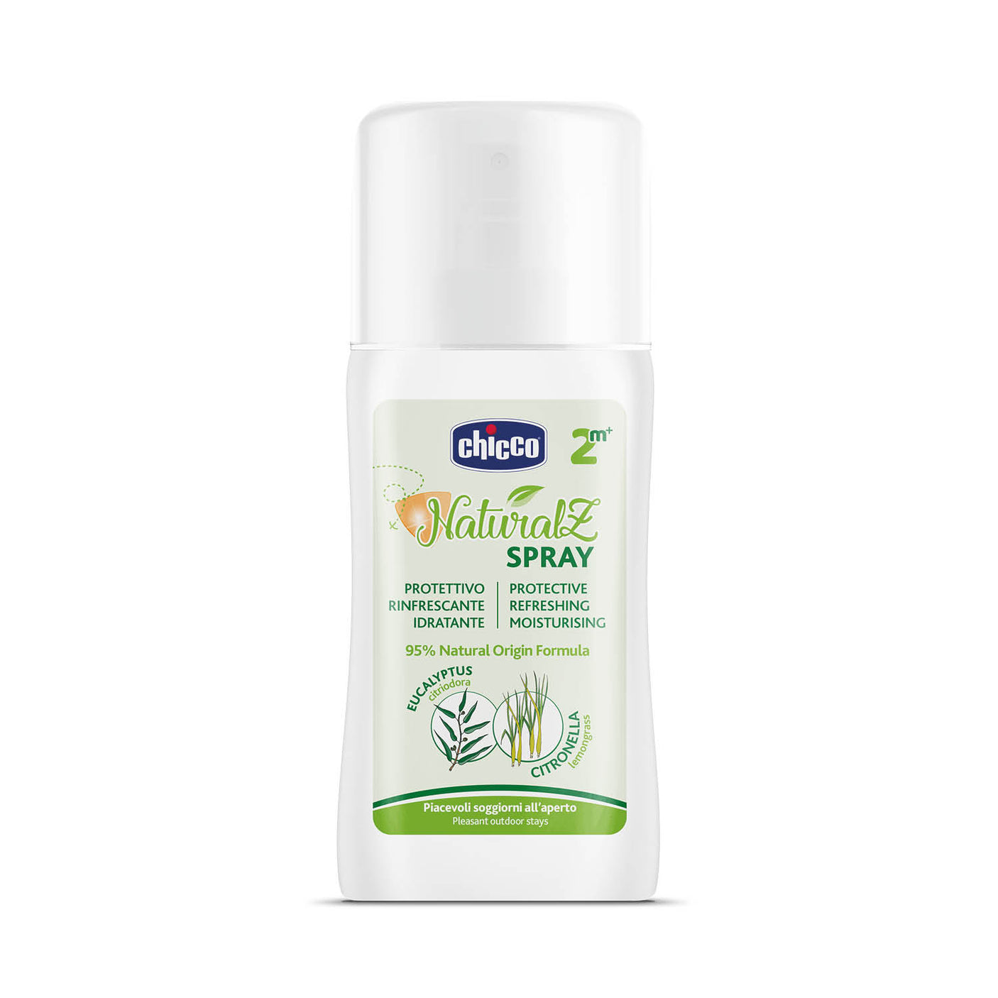 Spray Protectie Naturala Chicco Naturalz, 100 Ml, 2 Luni+