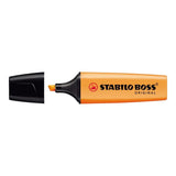 Stabilo Evidențiator STABILO BOSS ORIGINAL 70/54, portocaliu, vârf teșit 2 lățimi de scriere, cerneală intensă