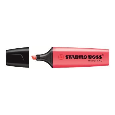 Stabilo Textmarker fluorescent STABILO BOSS ORIGINAL, roz (70/56), vârf tip daltă, pentru evidențiere și subliniere