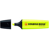Stabilo Marker fluorescent STABILO BOSS Original 70/24, galben, vârf daltă 2–5 mm, cerneală pe bază de apă