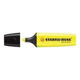 Stabilo Marker fluorescent STABILO BOSS Original 70/24, galben, vârf daltă 2–5 mm, cerneală pe bază de apă