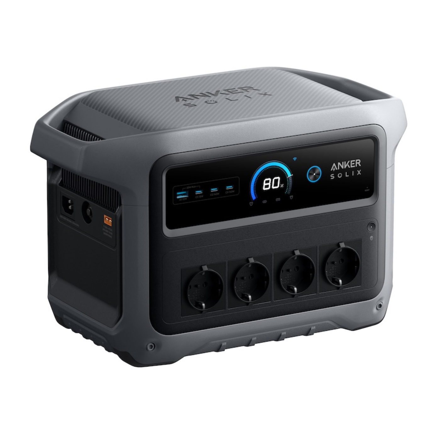 Stație de alimentare portabilă Anker SOLIX C1000 Gen 2, 1024Wh, 2000W, LiFePO4, gri