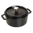 Zwilling Vas rotund Staub Roaster 18 cm, fontă emailată, negru, pentru cuptor și plită, 40509-485-0