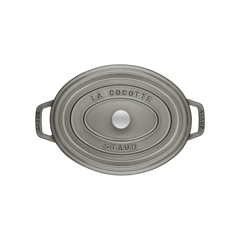 Zwilling Cratită ovală Staub La Cocotte 27 cm, gri, din fontă emailată (40500-276-0)