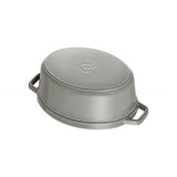 Zwilling Cratită ovală Staub La Cocotte 27 cm, gri, din fontă emailată (40500-276-0)