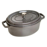 Zwilling Cratită ovală Staub La Cocotte 27 cm, gri, din fontă emailată (40500-276-0)