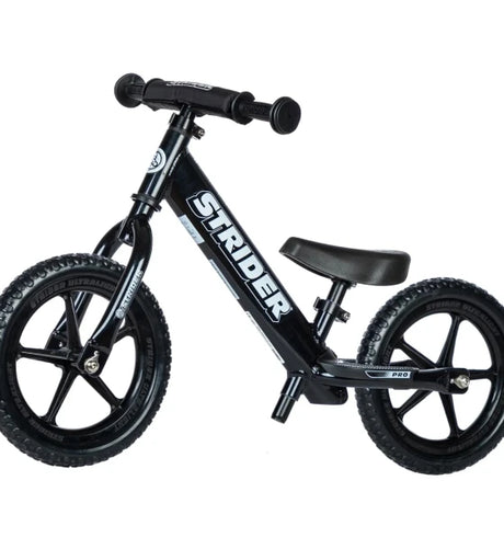 Strider Bicicleta fara pedale pentru copii Strider 12 Pro Balance 2-5 ani Negru Perlat