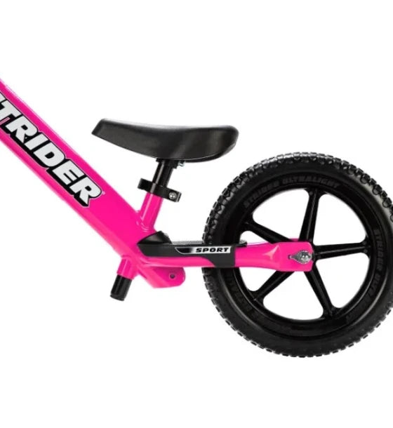 Strider Bicicleta fara pedale pentru copii Strider 12 Sport Balance 2-5 ani roz