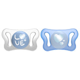 Suzeta Chicco Physioforma Micro, 2 Bucati, Blue, 0-2luni
