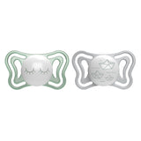 Suzeta Chicco Physioforma Light Glow, 2bucati, Unisex, 16-36luni