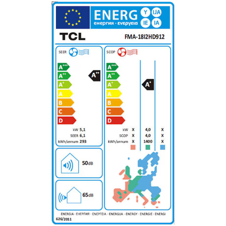 Aer Conditionat Multisplit TCL FMA-18I2HD912 18000 BTU Alb