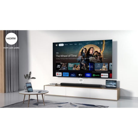 TCL Soundbar TCL S45HE Compact pentru TV, Sunet Clar pentru Filme, Jocuri și Muzică, Montare pe Perete sau pe Mobilier