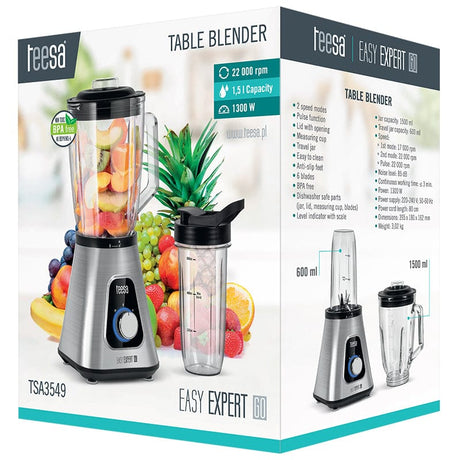Teesa Blender Blender Profesional Teesa | 1300W, Inox