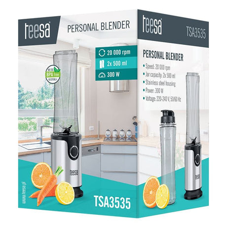 Teesa Blender Blender Profesional Teesa | 300W, 500ml, Inox