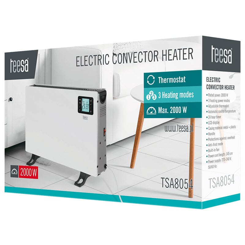 Teesa Convector Convector Teesa TSA8054 | 2000W, 3.2kg, 145cm, 240V