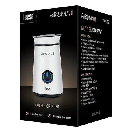 Teesa Rasnita cafea Râșniță Cafea Teesa | 150W, Inox