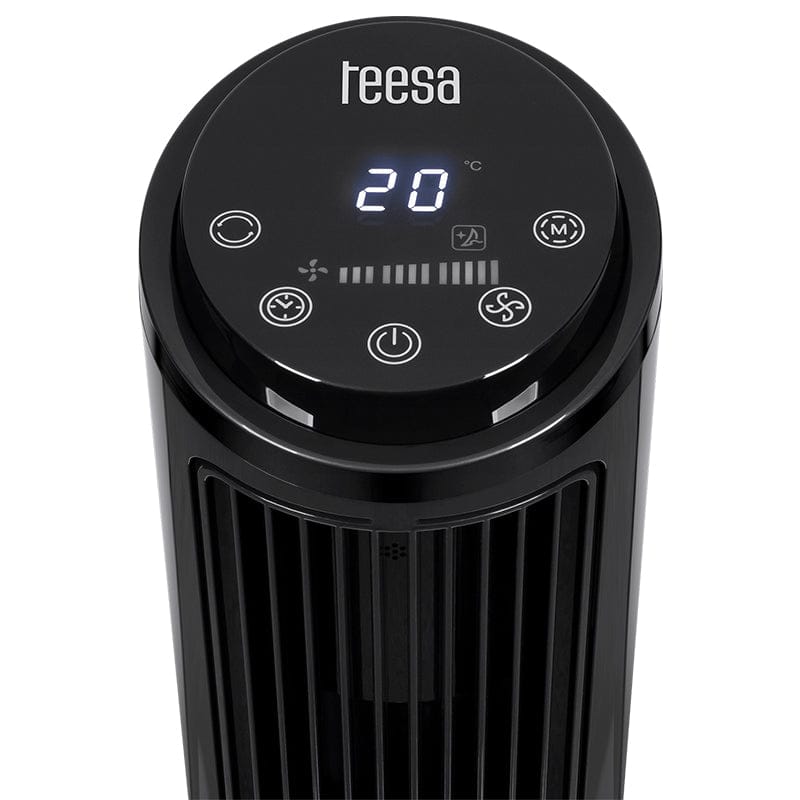 Teesa Ventilator Ventilator Turn Teesa TSA8066 | 50W, 74cm, Telecomanda, Negru