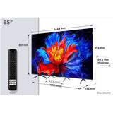 Televizor TCL QLED 65P8K | 164 cm, Smart Google TV, 4K, 100Hz